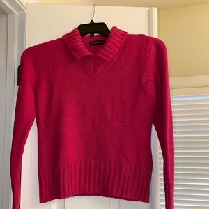 Hot Pink ALPACA III Sweater - Size Small